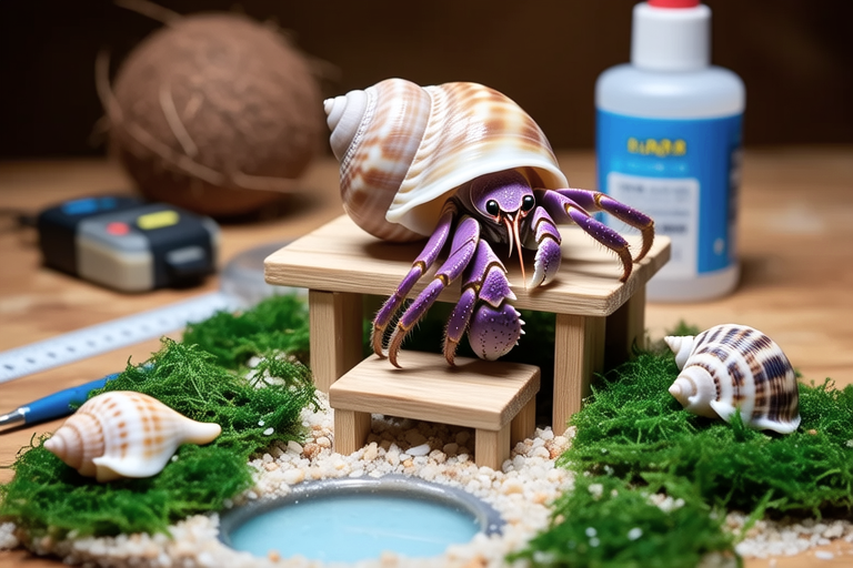 DIY Guide: Building a Safe and Engaging Play Area for Hermit Crabs