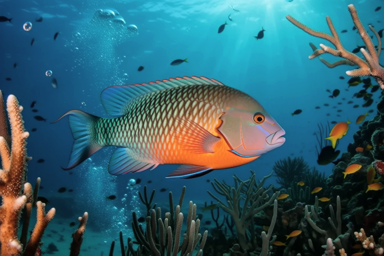 The Vibrant Underwater World of Parrot Fish: Colors That Inspire